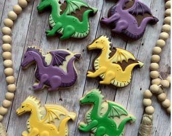 Fast Shipping!! Dragon Cookies Cookie Cutter by Brighton Cutters, Dragon Cookie Cutter, Wizard, Dragon, Fantasy Cookie Cutter