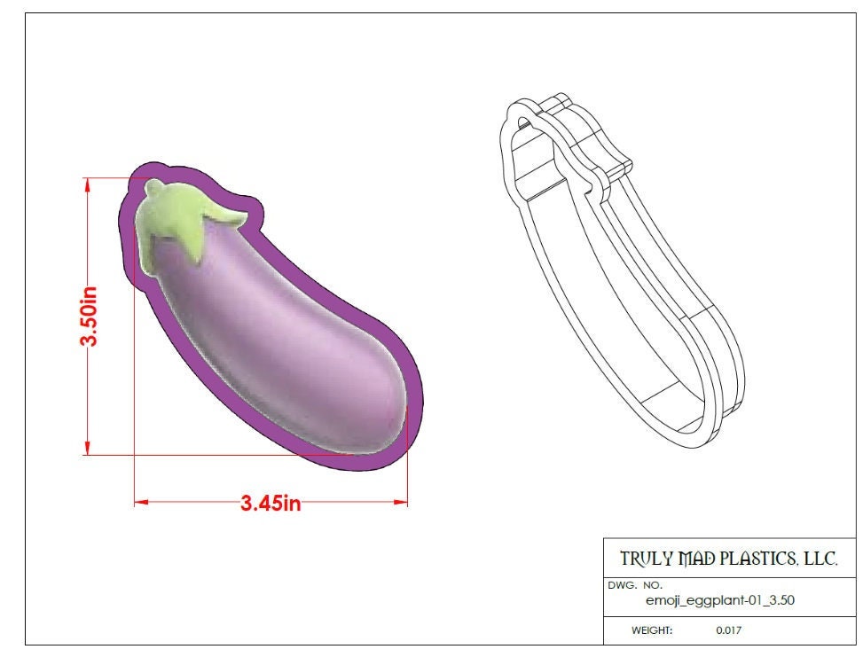 Peaches & Eggplants  Buy Funny Cheeky Emoji Valentine's Cookie