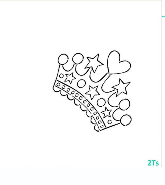 Rico Design Small Crown Stencil Rico Design Small Crown Stencil