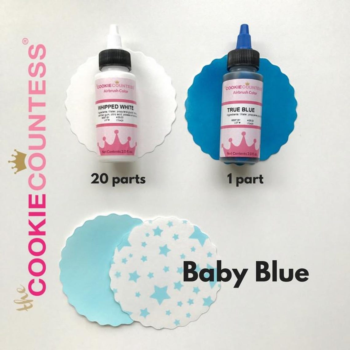 FAST SHIPPING NEW Cookie Countess Airbrush Colors Set of Etsy