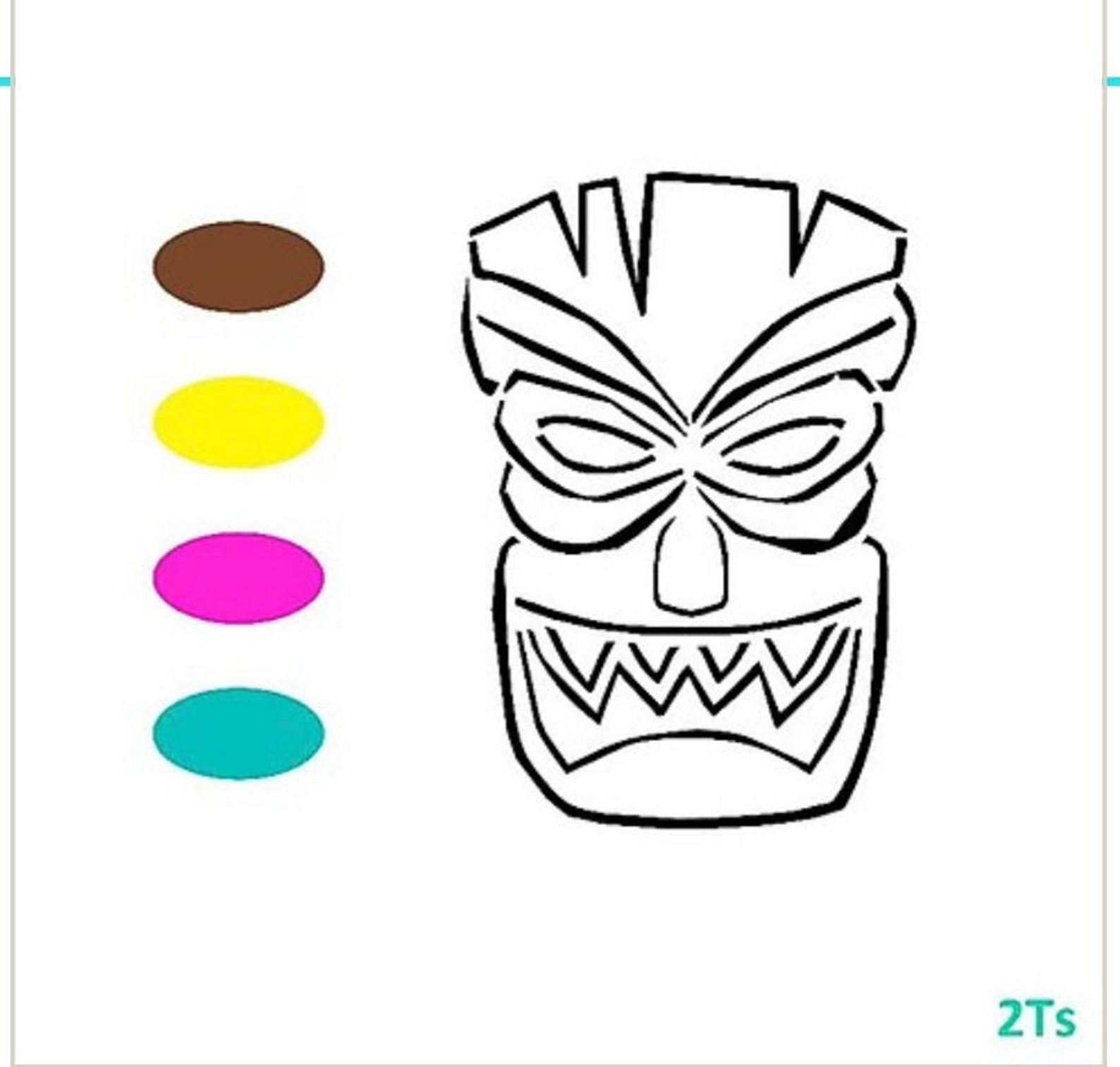 FAST SHIPPING Tiki PYO Stencil Paint Your Own Stencil - Etsy