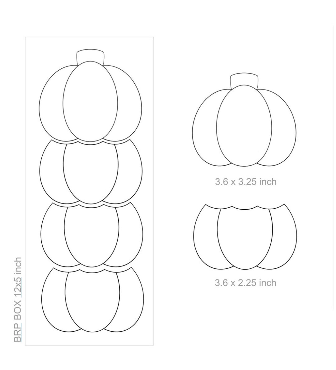 FAST SHIPPING BYO Pumpkin Stack Cookie Cutter By Minted Prints Pumpkin fast-shipping-byo-pumpkin-stack-cookie-cutter-by-minted-prints-pumpkin