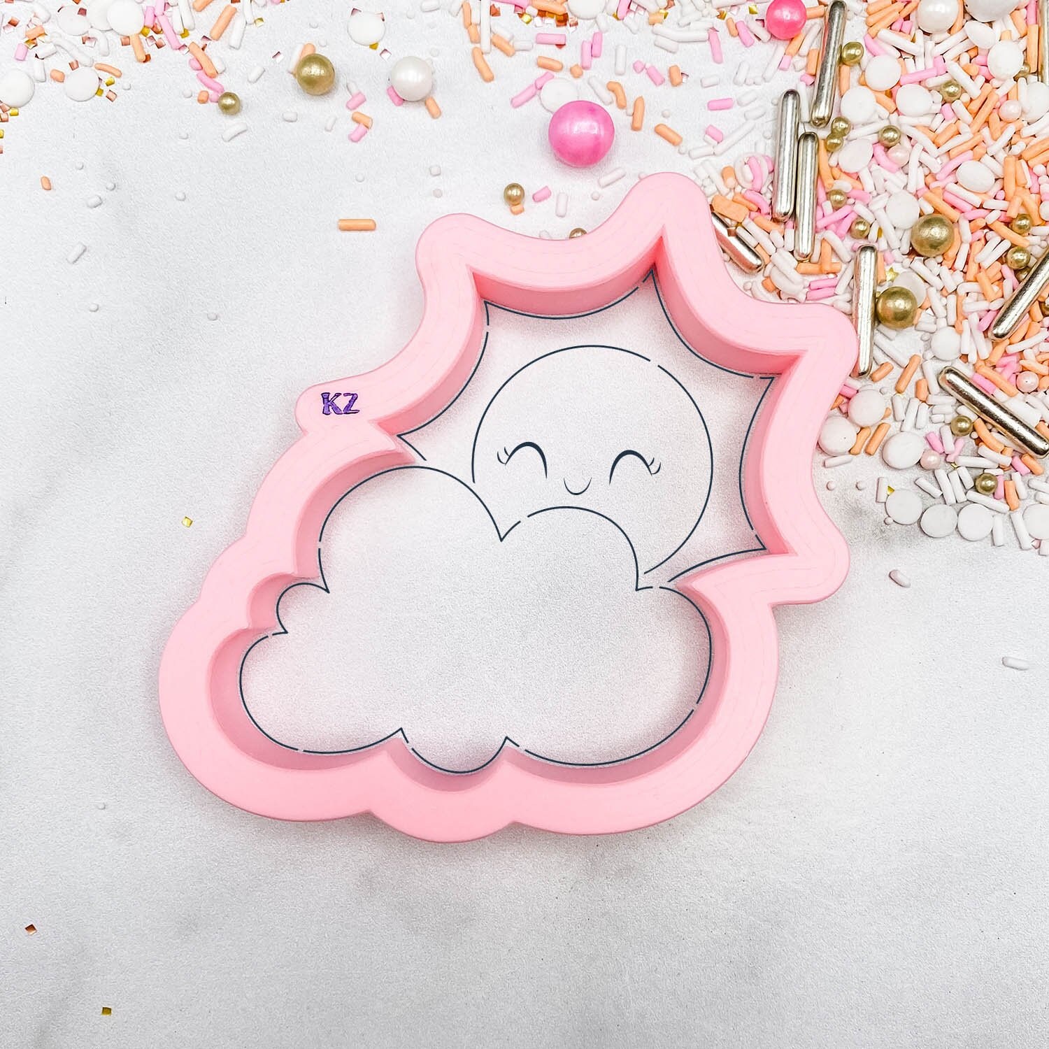 Sun Cloud Cookie Cutter – Sweet4ucutters