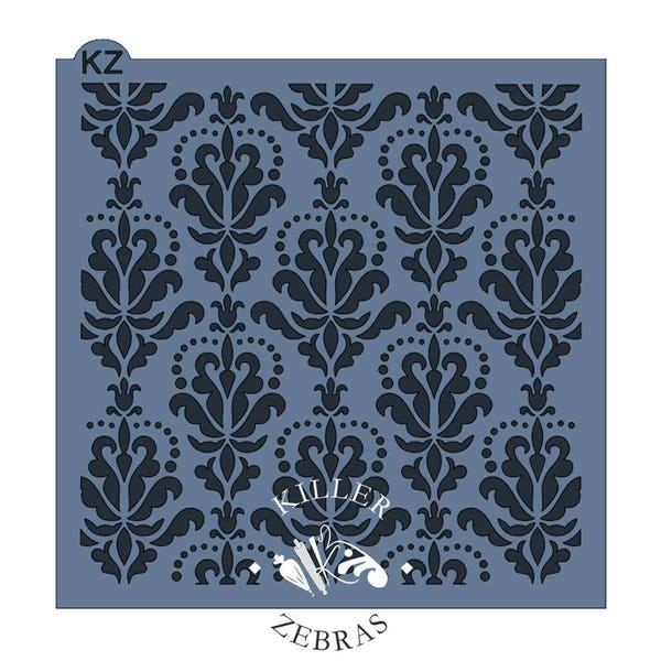 Fast Shipping!!! Modern Damask Stencil