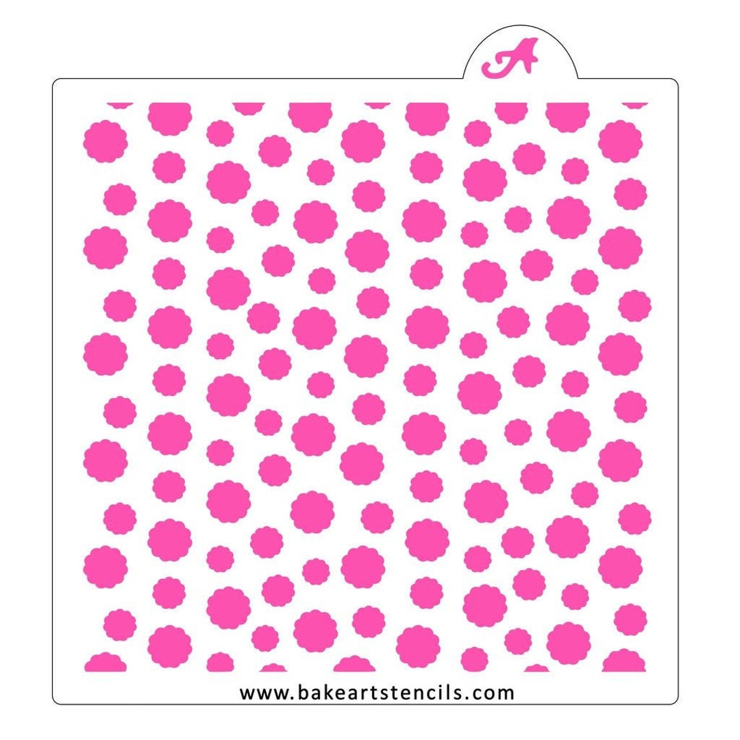 Fast Shipping Puffy Polka Dots Stencil Dotted Pinstripes Etsy