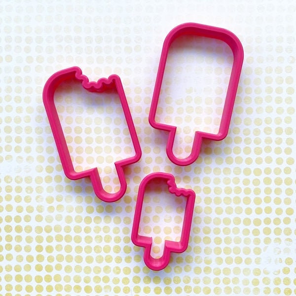 New! Popsicle Cookie Cutter, Ice Pop Cookie Cutter, Summer Cookie Cutters, Popsicle Cutter