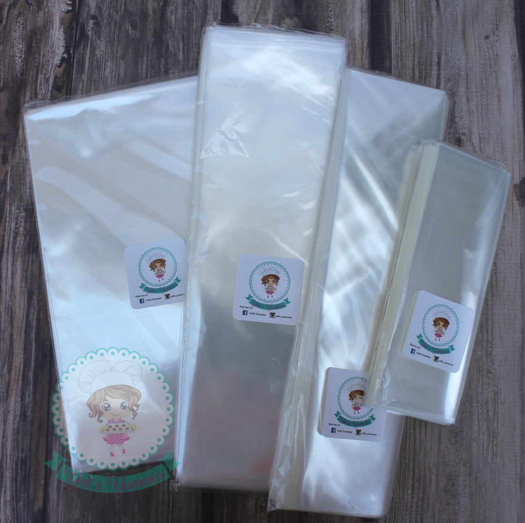 Buy 200 Pcs 6x7.8 Clear Cellophane Bags-2 mils Thick Self Sealing OPP Cello  Bags for Bakery Cookies Christmas Party Decorative Gift Wrappers (6 x 9''  include flap) Online at desertcartINDIA