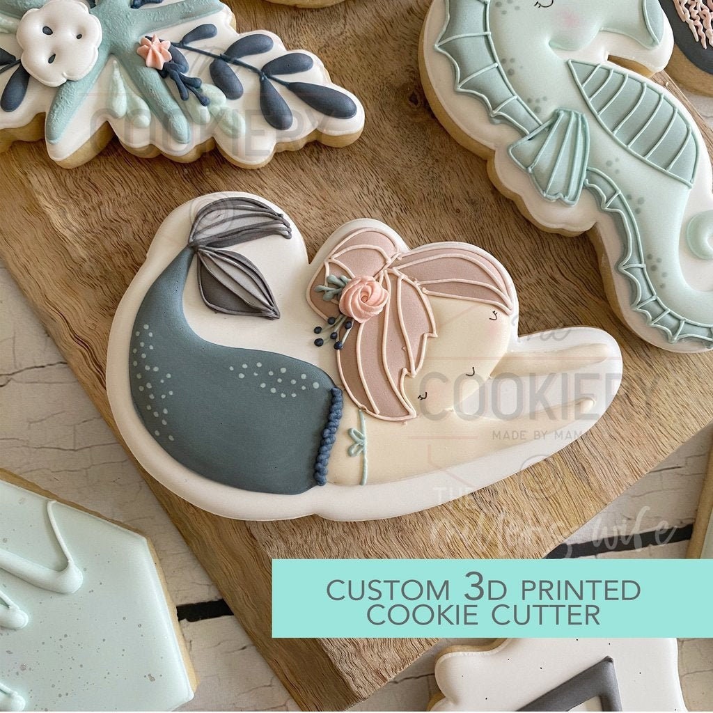 FAST SHIPPING Mermaid Cookie Cutter Cookie Cutter Under the Sea Cookie Cutter Mermaid