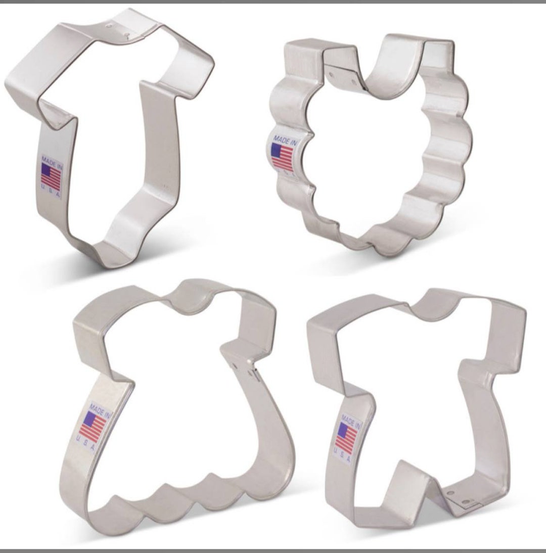 FAST SHIPPING Baby Clothes Cookie Cutter 4 Piece Set Baby Etsy