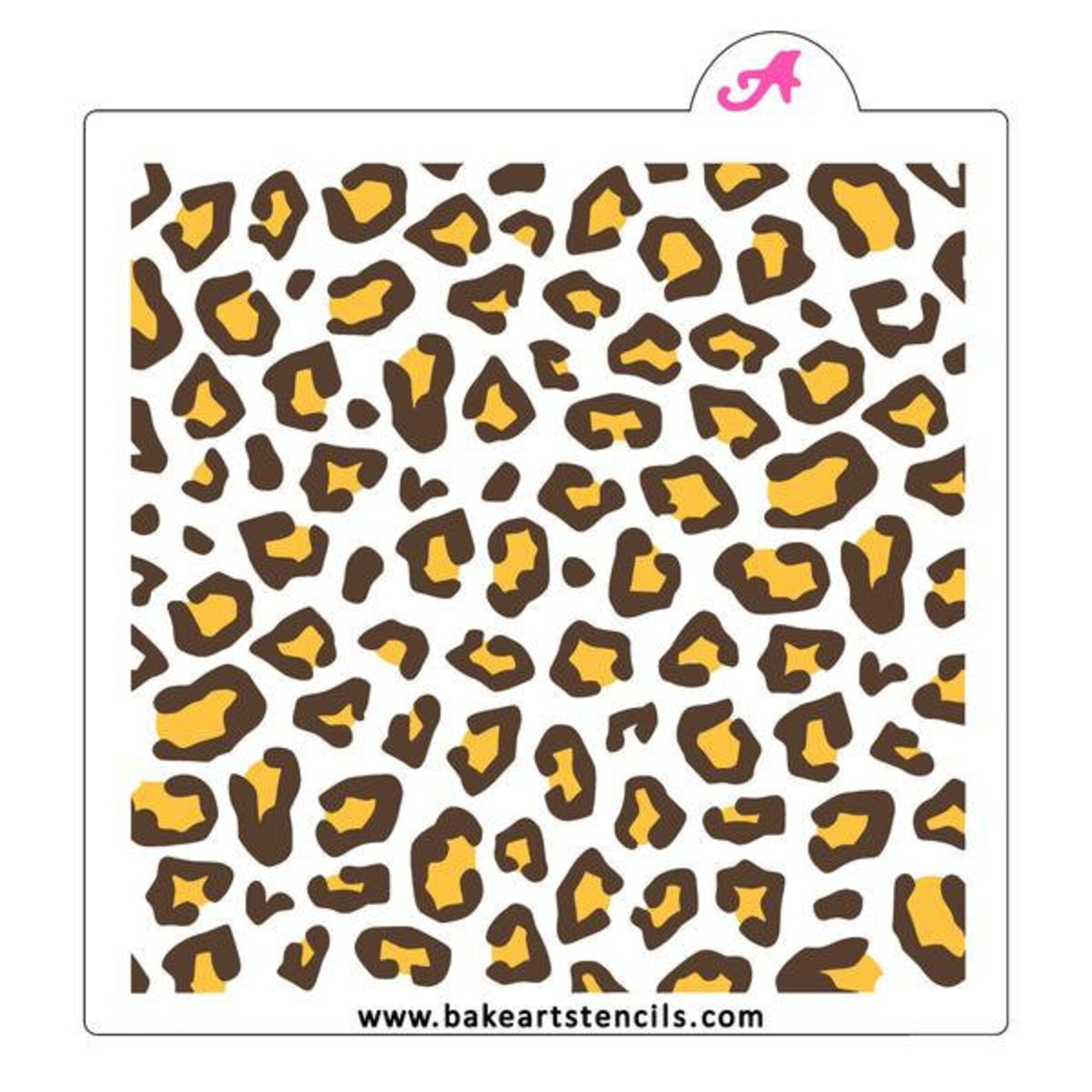 Fast Shipping Cheetah Print Stencil Cookie Stencil Cake | Etsy