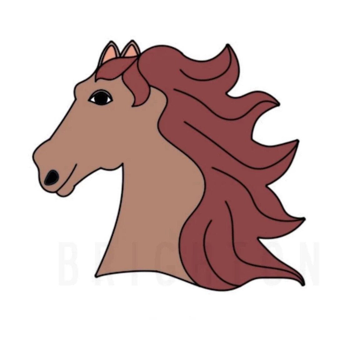 Fast Shipping Horse Cookie Cutter by Brighton Cutters Horse Etsy