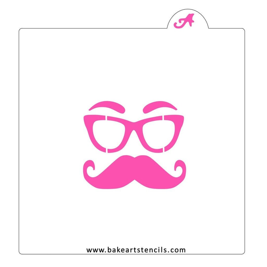FAST SHIPPING Dapper Man Stencil Dad Mustache Stencil - Etsy