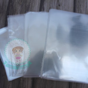 FAST Shipping 100 Clear High Quality Cellophane bags, Cookie Bags, Food Packing, Favor Bags, Invitation Bags, image 3