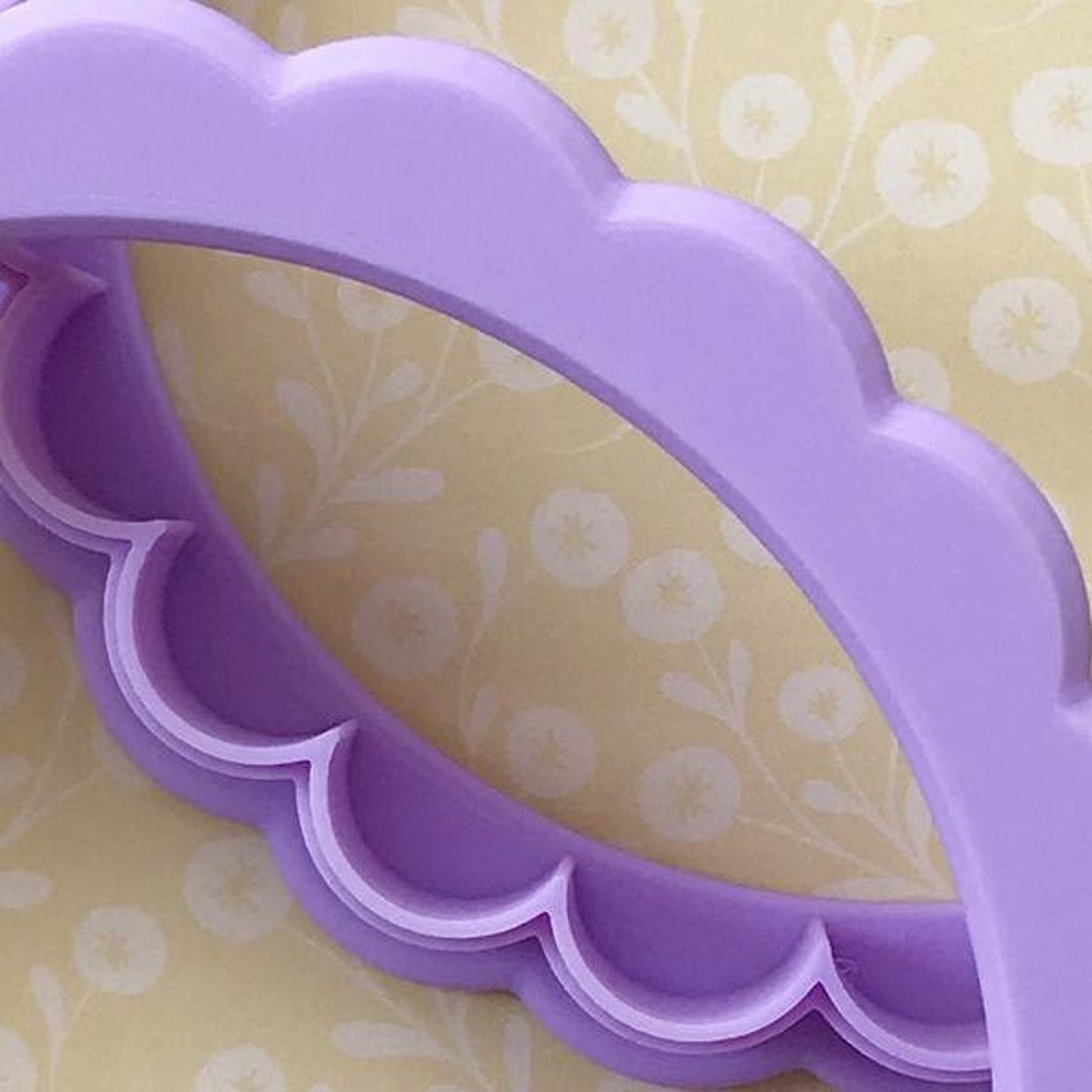 Fast Shipping Scalloped Oval Cookie Cutter by Brighton Etsy