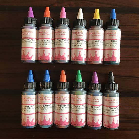 The Cookie Countess Ivory Food Coloring Ivory Towers Airbrush Coloring