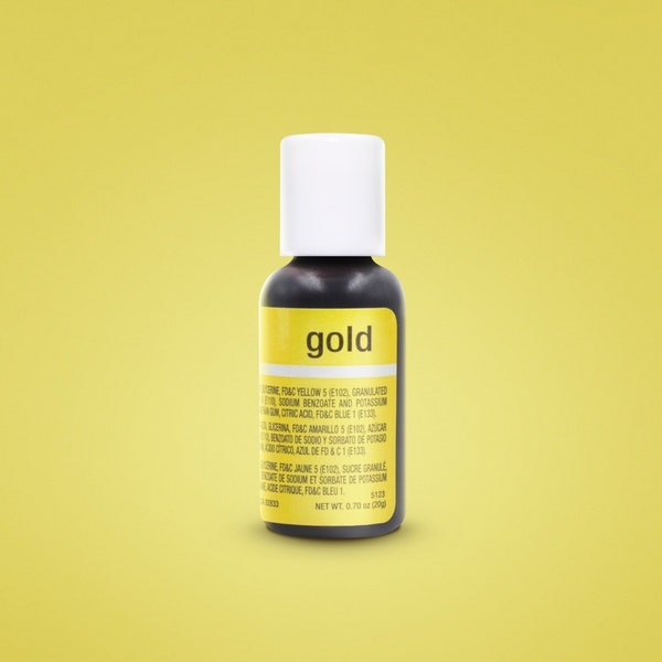 Gold Food Coloring Etsy