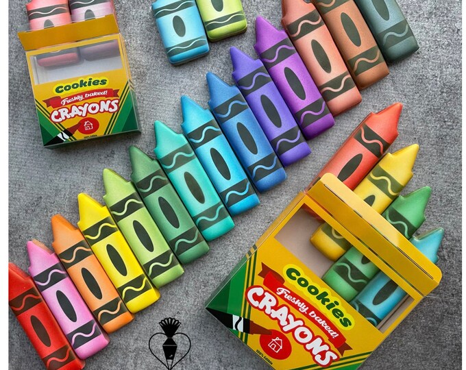 NEW Crayon Box Set Crayon Boxes Cookie Boxes Crayon Etsy