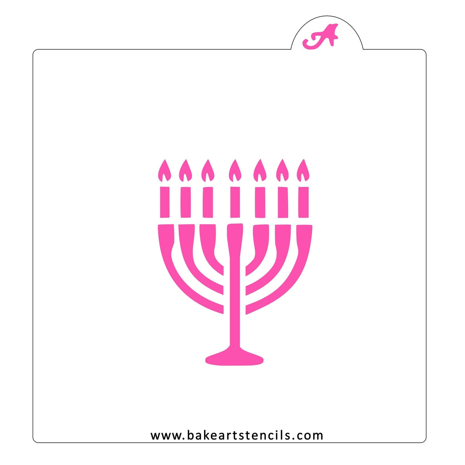 FAST SHIPPING Menorah Stencil Cookie Stencil Festive Etsy