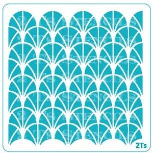 FAST SHIPPING!!! Art Deco 1 Stencil, Cookie Stencil, Background Stencil, Wedding Stencil, Any Occasion Stencil, Cake Stencil.