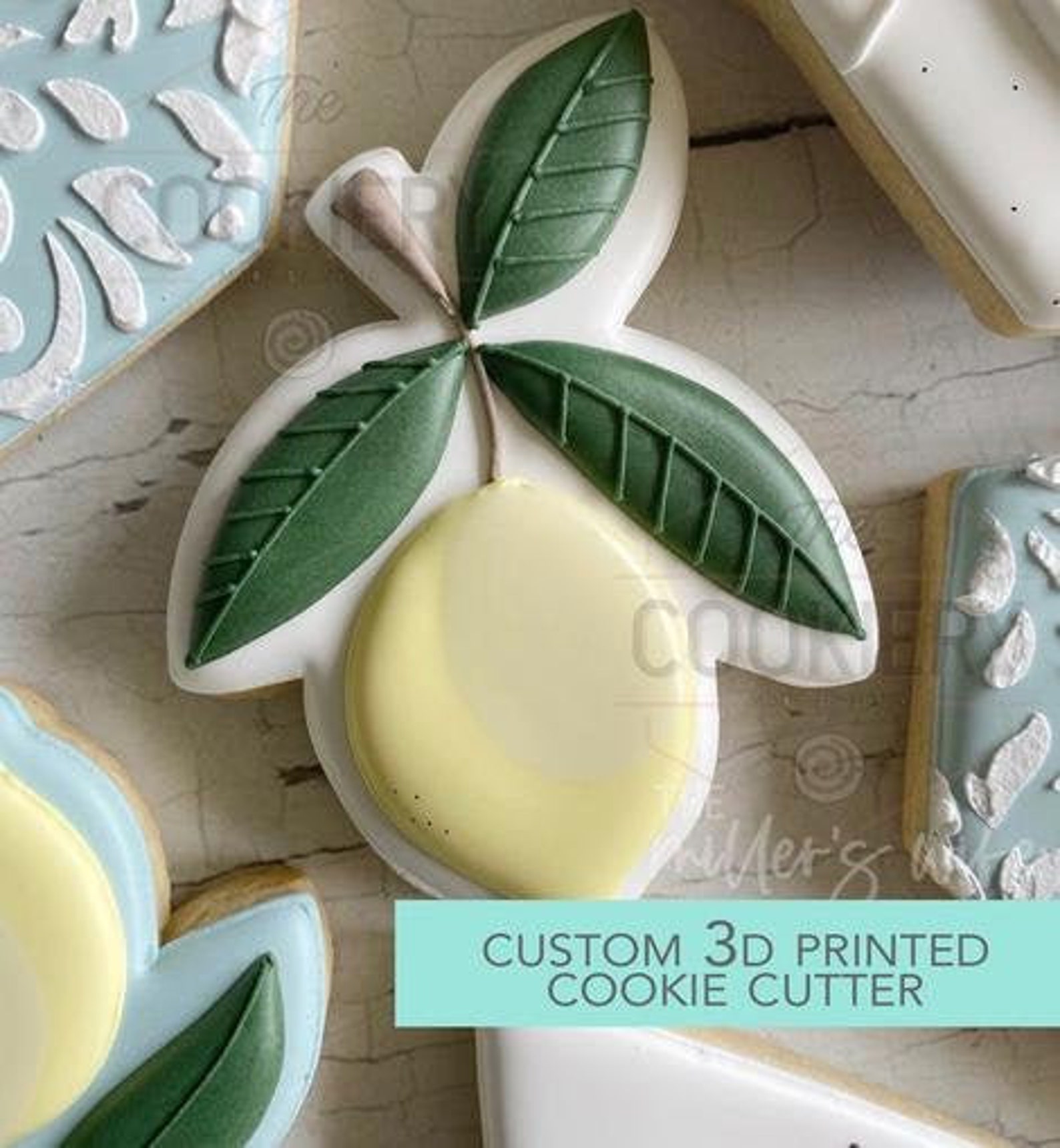 FAST SHIPPING Lemon Branch Cookie Cutter Summer Cookie Etsy