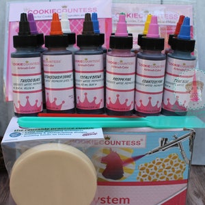 FAST SHIPPING!!! Airbrush System Kit, Airbrush Compresor, Cookie Countess Airbrush System, Cake and Cookie Decorating