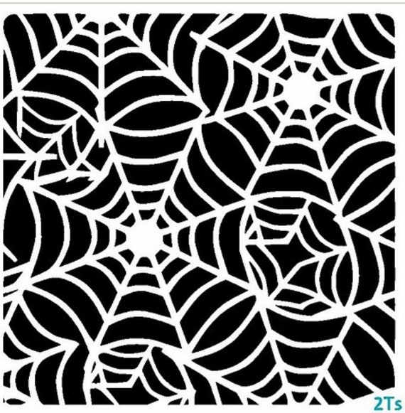 Spider Web Coffee Stencil Spider Web Stencil Foam Art -  in 2023