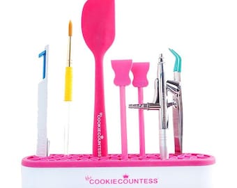 Fast Shipping! The Cookie Countess - Brush & Tool Holder