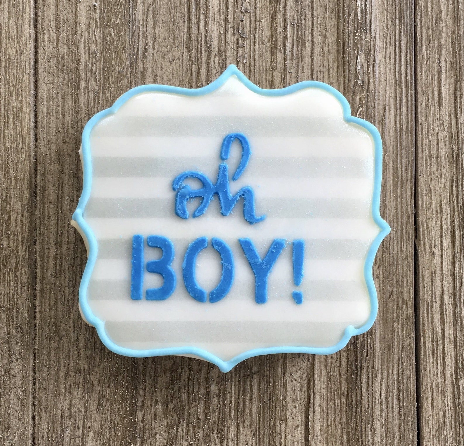 FAST SHIPPING Oh Boy Stencil Cookie Stencil Baby Shower Etsy