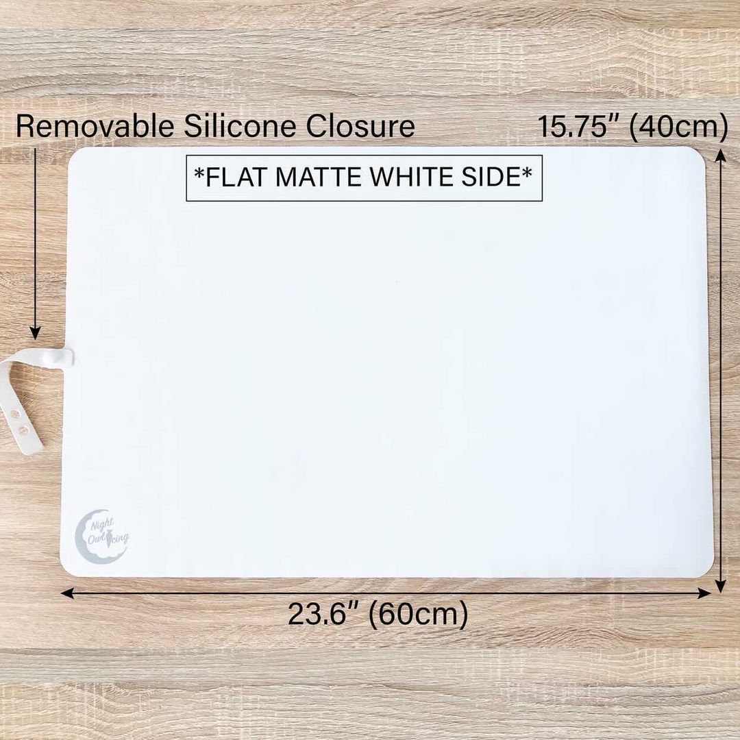 FAST SHIPPING Large Two-sided White Silicone Working Mat W
