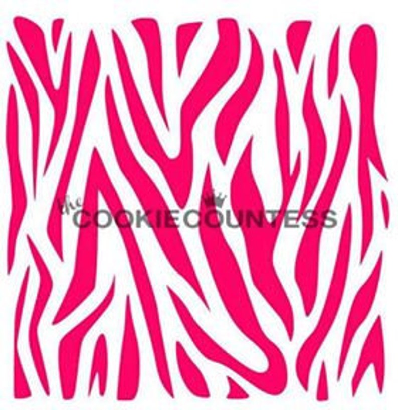 FAST SHIPPING Zebra Pattern Stencil Zebra Stripes Stencil - Etsy