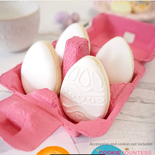 Fast Shipping! Mini Pink Egg Cartons, Set of 6 Easter Mini Egg Cartons, Mini Egg Cartons, Pink Egg Cartons, Pink Mini Egg Carton