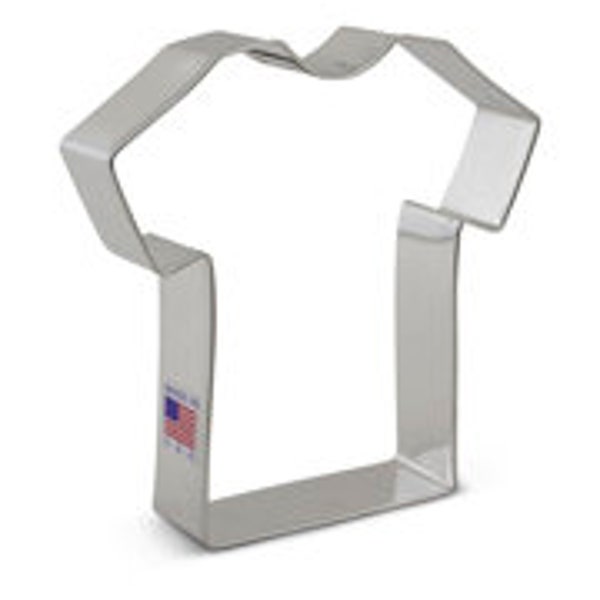Fast Shipping!!! T-Shirt Large Cookie Cutter 4 3/8" and 3 3/8", Large T-Shirt Cookie Cutter 4 3/8" and 3 3/8",  Cookie Cutter