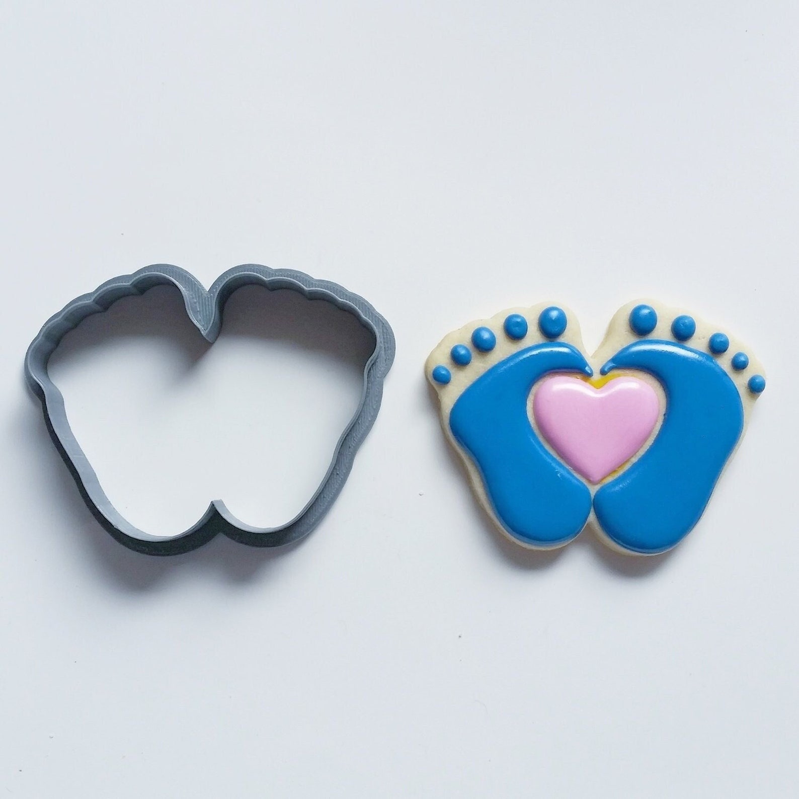 Fast Shipping Baby Feet Cookie Cutter Baby Feet Cutter Baby Etsy
