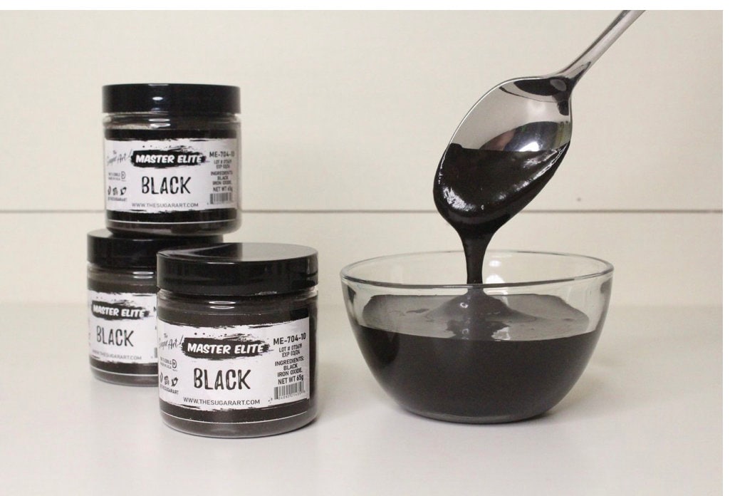 Black Edible Glitter - The Sugar Art, Inc.