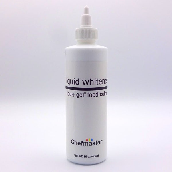 FAST SHIPPING!!! Chefmaster Liqua Gel Whitener, White Liqua Gel, White food Color.