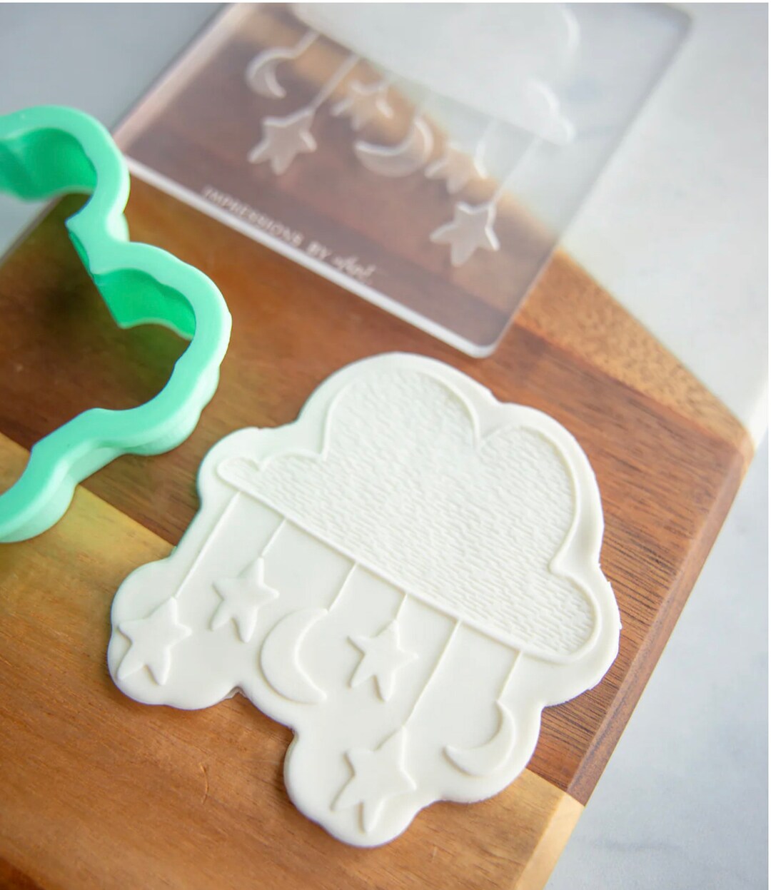 ENVÍO RÁPIDO Baby Mobil Fondant Embosser, Fondant Embosser, Baby Shower