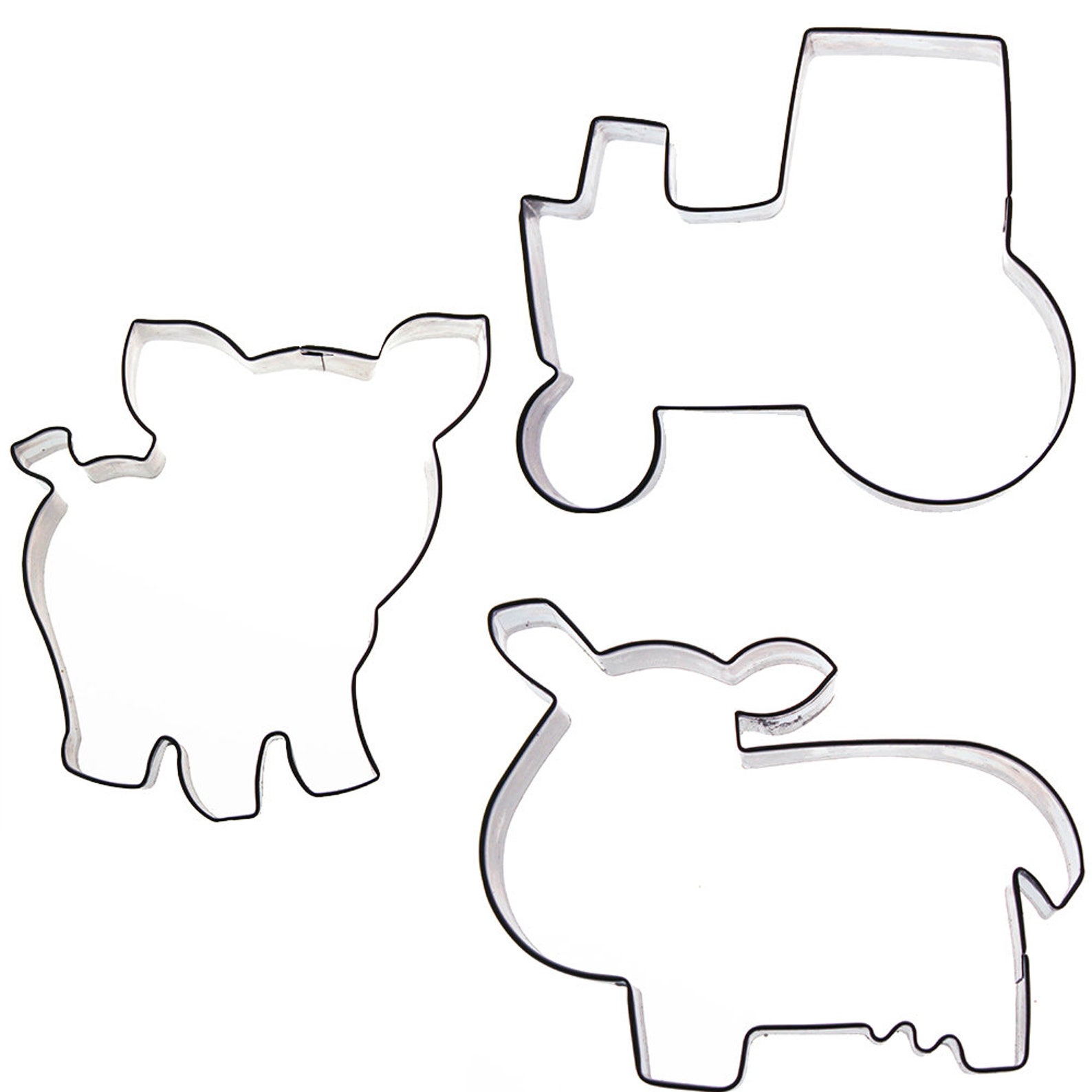 FAST SHIPPING Farm Animal Cookie Cutter Set Farm Cutter Etsy