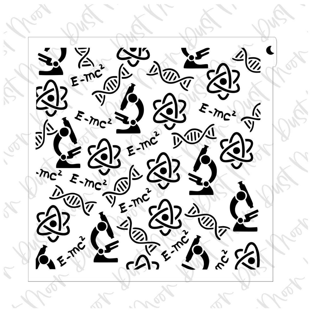FAST SHIPPING Science Cookie Stencil, School Cookie Stencil, Back to