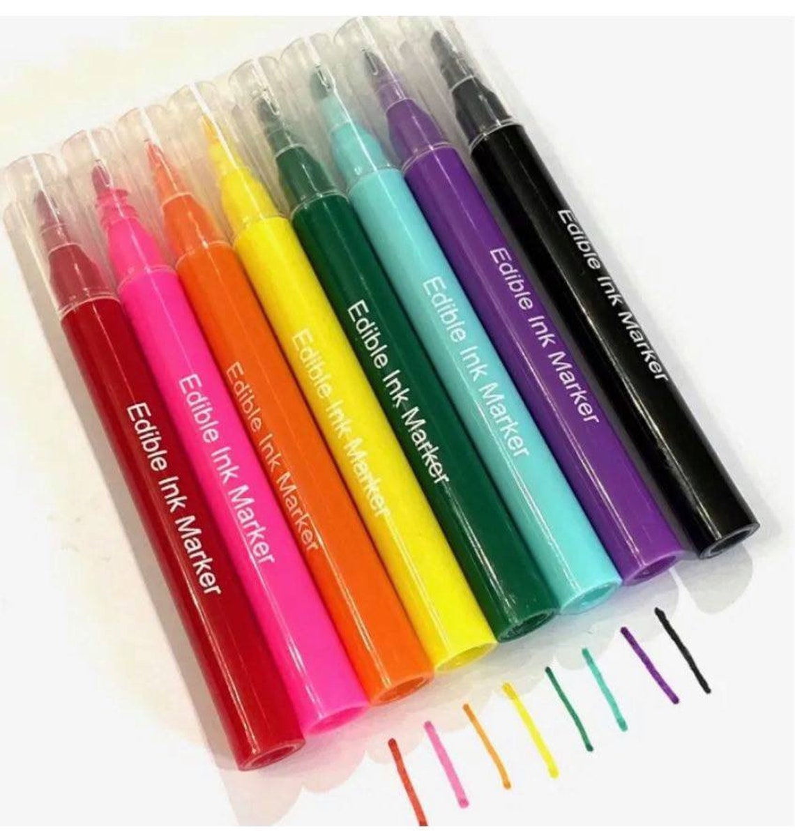 Mini Edible Markers PYO Markers Black Mini Edible Markers Etsy