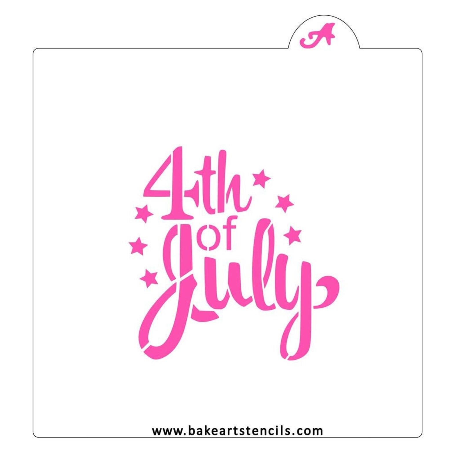Fast Shipping 4th of July Stencil Independence Stencil | Etsy