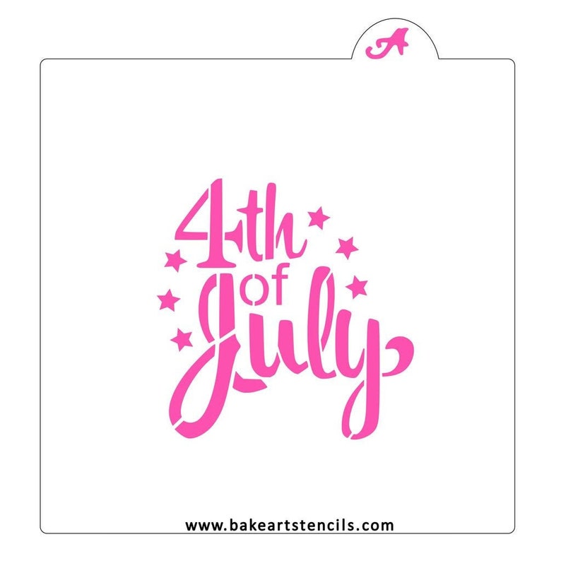 Fast Shipping 4th of July Stencil Independence Stencil | Etsy