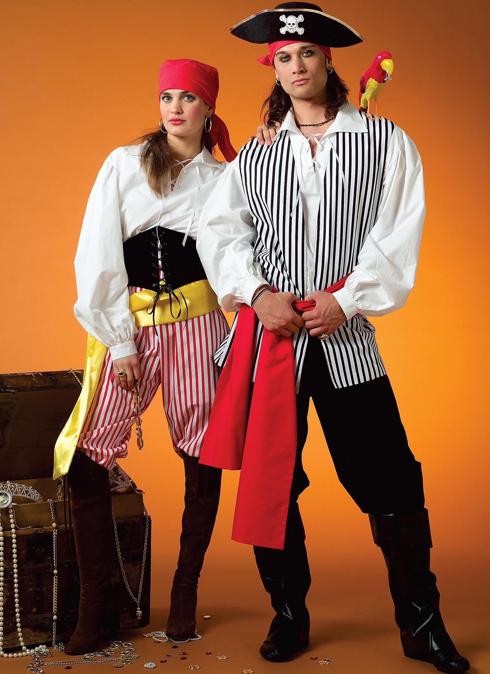 McCall's Pattern 4952 Adults Pirate Costumes SmalllXL Etsy