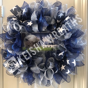 NFL Deco Mesh Dallas Cowboys Wreath
