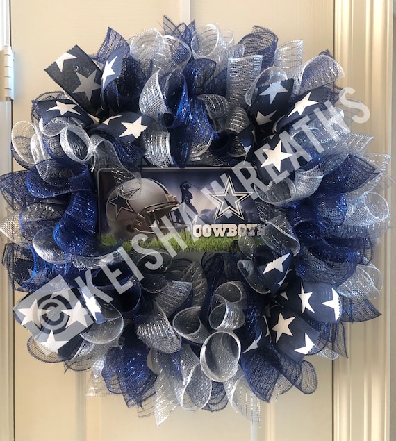 Dallas Cowboys Mesh Wreath Home Décor Home & Living trustalchemy.com