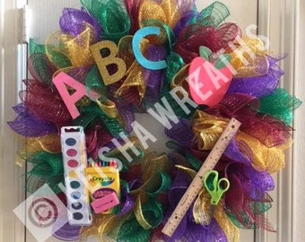 Back to School Wreath