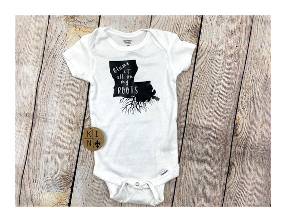 roots baby onesie