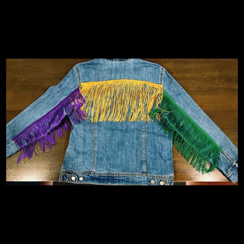 fringe mardi gras jacket