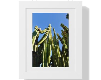 Cactuses (Framed Vertical Poster)
