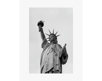 New York Travel Print, New York Poster Print, New York Wall Art Minimalist, New York Print, Prints of New York, Statue of Liberty 3