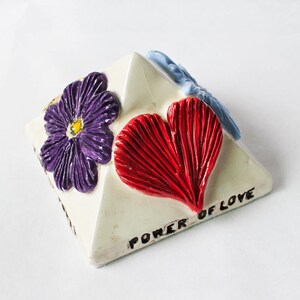 Power Pyramid / Princess Power / Flower Power / Star Power / Power of Love / Girly Decor / Paperweight image 2